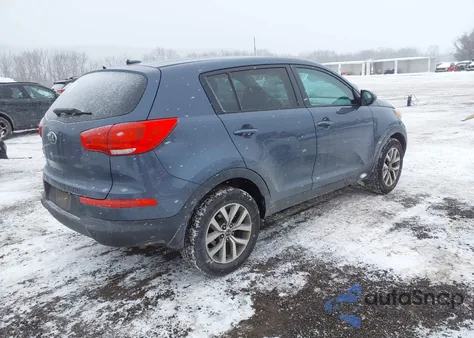 2016 Kia Sportage Lx from USA, damaged, VIN KNDPB3AC4G7857829